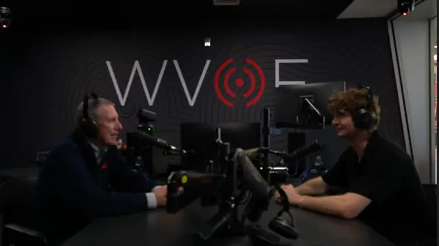 Charlie in the studio with Peter Russell
