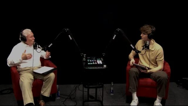 Charlie in the studio with Michael Tetreau